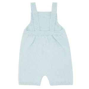 minnow Knits<Baby Blue Knit Overall Light Blue