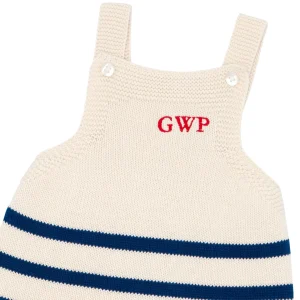 minnow Clothing<Baby Breton Stripe Overall Breton Stripe Knit