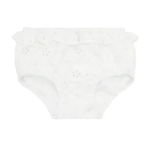 minnow Accessories<Baby Diaper Cover White Eyelet