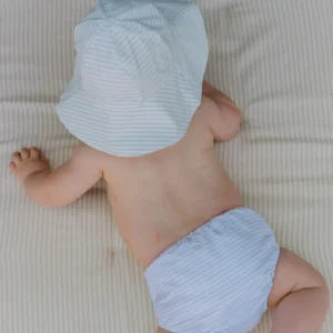 minnow Diaper Covers<Baby Diaper Cover Powder Blue Stripe