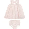 minnow Sets<Baby Flutter Tank Bloomer Set Antique Floral