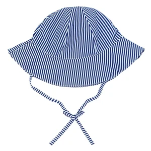 minnow Accessories<Baby Sun Hat | Swim Navy Stripe