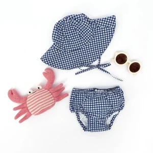 minnow Bundles<Baby's First Summer Gifting Bundle Navy Gingham
