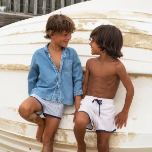 minnow Boardies<Boys Boardie Slate Floral