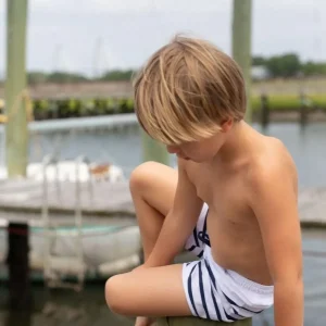 minnow Boardies<Boys Boardie Breton Stripe