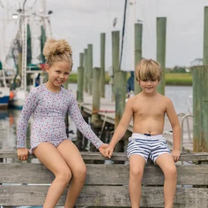 minnow Boardies<Boys Boardie Breton Stripe