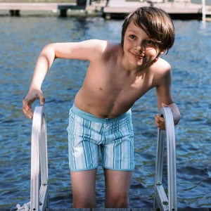 minnow Board Shorts<Boys Boardshort | Swim Freshwater Stripe
