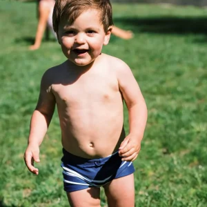 minnow Briefs<Boys Brief | Swim Navy Breton Stripe