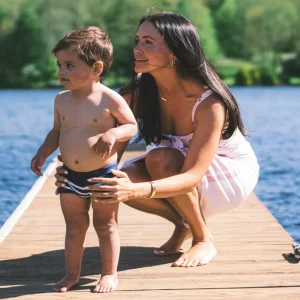 minnow Briefs<Boys Brief | Swim Navy Breton Stripe
