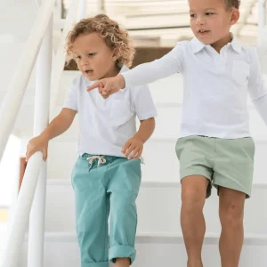 minnow Bottoms<Boys Canvas Pant Sea Blue