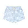 minnow Bottoms<Boys Canvas Short Oasis Blue Gingham