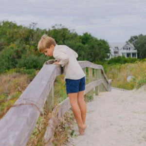 minnow Bottoms<Boys Canvas Short Navy
