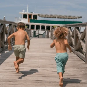 minnow Bottoms<Boys Canvas Short Sea Marsh Green