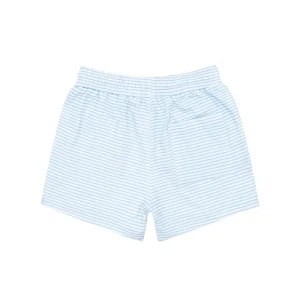 minnow Bottoms<Boys Canvas Short Powder Blue Stripe