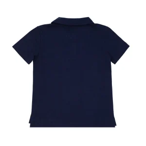 minnow Tops<Boys Cotton Polo Navy