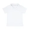 minnow Tops<Boys French Terry Polo Shirt | Swim White