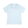 minnow Tops<Boys French Terry Polo Shirt Light Blue