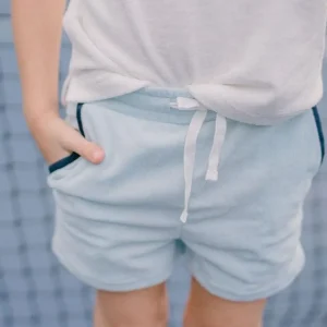 minnow Bottoms<Boys French Terry Short Light Blue