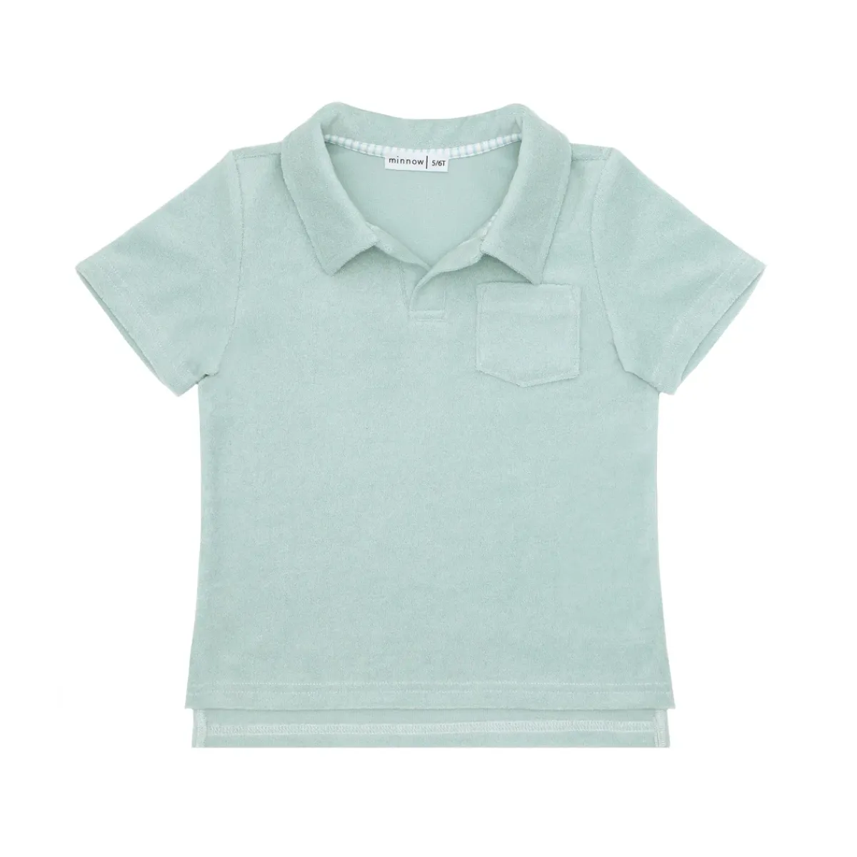 boys_garden_french_terry__0.webp minnow Tops<Boys Garden French Terry Polo Sage