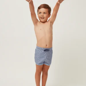 minnow Boardies<Boys Stripe Boardie | Swim Navy Stripe