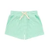 minnow Bottoms<Boys Stripe French Terry Short Abaco Green
