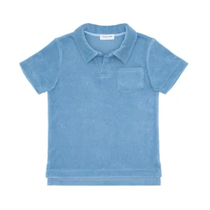 minnow Tops<Boys Terry Polo | Swim Freshwater Blue