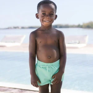 minnow Boardies<Boys With Side Stripe Boardie Abaco Green