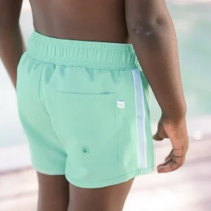 minnow Boardies<Boys With Side Stripe Boardie Abaco Green