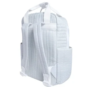 minnow Accessories<Everyday Backpack Powder Blue Stripe