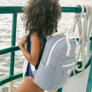 minnow Bags<Everyday Backpack | Swim Navy Stripe