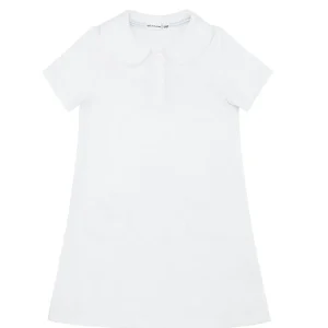 minnow Terry<Girls A-Line French Terry Dress | Swim White
