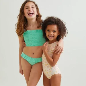 minnow Bikinis<Girls Bikini Bottom Palm Green