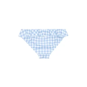 minnow Bikinis<Girls Bikini Bottom Oasis Blue Gingham