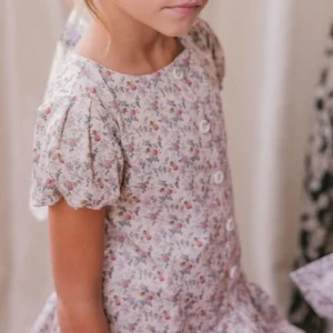 minnow Dresses<Girls Brock Collection X Drop Waist Dress Primrose