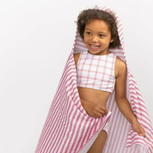 minnow Bikinis<Girls Double Bow Bikini Windowpane