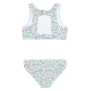 minnow Bikinis<Girls Double Bow Bikini Capeside Vineyard