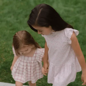 minnow Dresses<Girls Drop Waist Dress Antique Floral