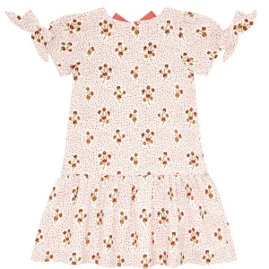 minnow Dresses<Girls Drop Waist Dress | Swim Raspberry Red