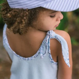 minnow Sets<Girls French Terry Bloomer Set Light Blue