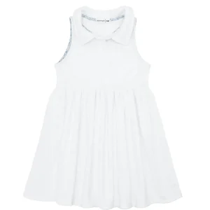 minnow Terry<Girls French Terry Tennis Dress White
