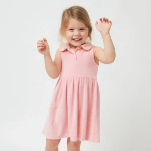 minnow Terry<Girls French Terry Tennis Dress Conch Pink
