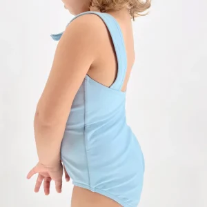minnow Rashguards<Girls Gathered One Piece | Swim Freshwater Blue