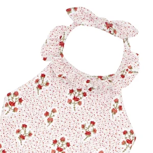 minnow One Pieces<Girls Halter One Piece Raspberry Red