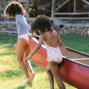minnow One Pieces<Girls Halter One Piece Raspberry Red