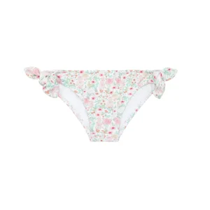 minnow Bikinis<Girls Knot Bikini Bottom Emerald Floral