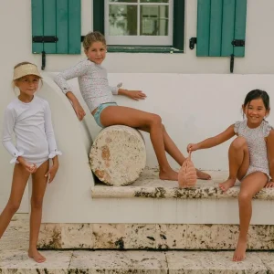 minnow Bikinis<Girls Knot Bikini Bottom Alys White