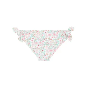 minnow Bikinis<Girls Knot Bikini Bottom Emerald Floral