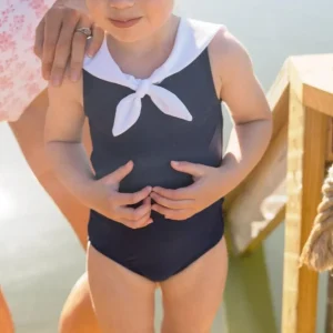 minnow One Pieces<Girls Midsummer Sailor One Piece Navy