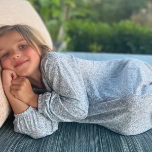 minnow Dresses<Girls Pima Dress Slate Floral
