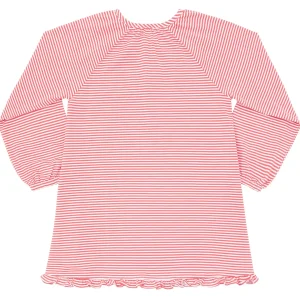 minnow Dresses<Girls Pima Dress Red Stripe